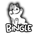 New Bingle Logo black and white.png
